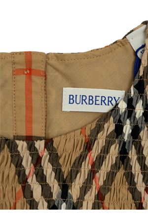 Blusa in cotone check BURBERRY KIDS | 8100073B9368